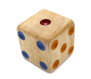 Кости игральные 12 мм (кость) Thai wood