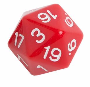 Игральные кости, 20 граней