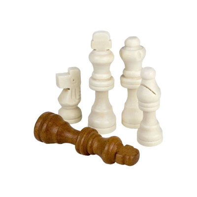 картинка Шахматные фигуры деревянные с подложкой Partida 6,4 см от магазина Gamesdealer.ru