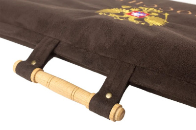 картинка Чехол замшевый "Россия" для больших нард, Haleyan от магазина Gamesdealer.ru