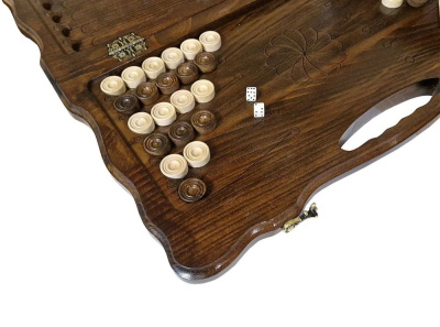 картинка Нарды резные "Эчмиадзин" с ручкой 50, Haleyan от магазина Gamesdealer.ru