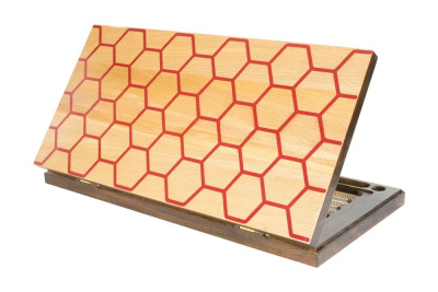 картинка Нарды резные "Гексагон 3" 60, Mkhitaryan от магазина Gamesdealer.ru