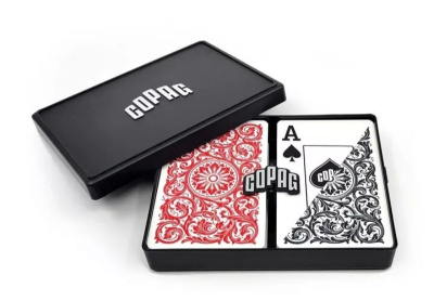 картинка Комплект карт "Elite Bridge Size Jumbo Index Playing Cards Double Deck (red and black) Copag" от магазина Gamesdealer.ru