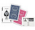 картинка Карты "Fournier № 2525 (4 Standard Index) - Bridge Twin plastik case" от магазина GamesDealer.ru