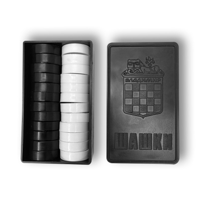 картинка Шашки "Владимирские" пластмассовые без поля от магазина Gamesdealer.ru