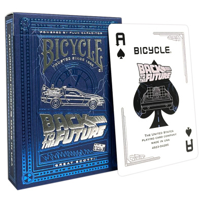 Карты "Bicycle back to the Future standard index blue"
