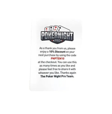 картинка Комплект из двух колод карт "Poker Night Pro" 100% пластик от магазина Gamesdealer.ru