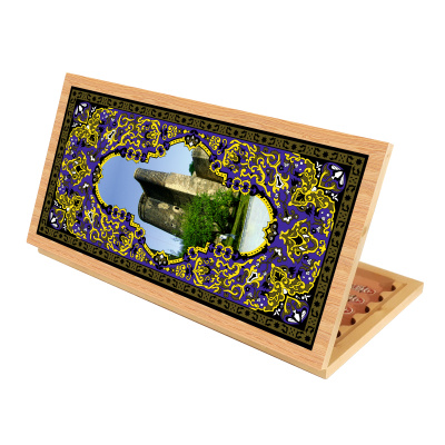 Нарды + Шашки Аравия Башня большие (Россия, дерево, 60 см), Partida