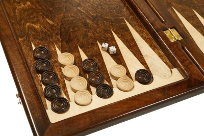 картинка Нарды "Золотой Цветок" 60, Mirzoyan от магазина Gamesdealer.ru