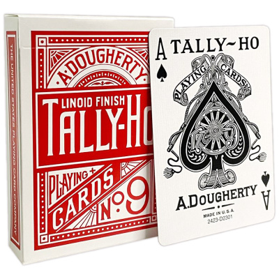 Карты "Tally-Ho Standard Index red Fan"