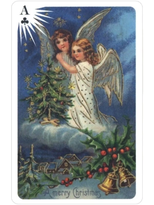 картинка Карты "Old Time Christmas Angels Playing Card Deck" от магазина Gamesdealer.ru
