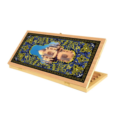 Нарды + Шашки Аравия Тадж-Махал средние (Россия, дерево, 50 см), Partida