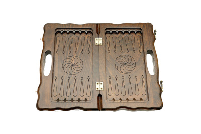 картинка Нарды резные "Бесконечность" с ручкой 30, Haleyan от магазина Gamesdealer.ru