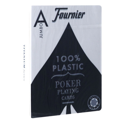 Карты "Fournier no. 2800 jumbo index" 100% пластик