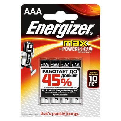 картинка Батарейки Energizer, 4шт, AAA от магазина Gamesdealer.ru