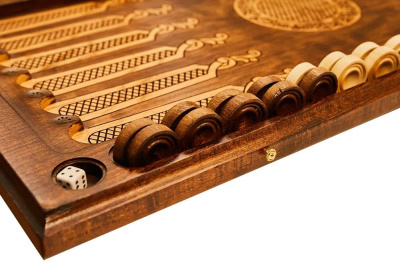 картинка Нарды резные "Сияние 2", Mkhitaryan от магазина Gamesdealer.ru