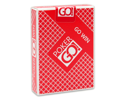 картинка Игральные карты серия "PokerGo" red  54 шт/колода (poker size index jumbo, 63*88 мм) от магазина Gamesdealer.ru