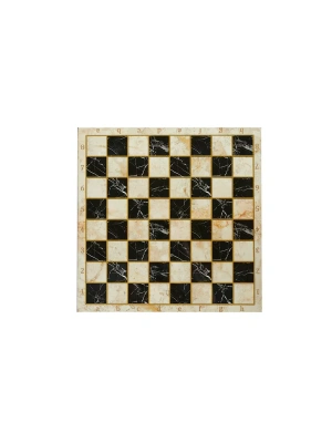 картинка Шахматная доска Черный-Бежевый, Турция, Yenigun от магазина Gamesdealer.ru