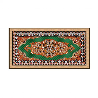 картинка Нарды + Шашки Сирия Зеленые малые (Россия, дерево, 40 см), Partida от магазина Gamesdealer.ru