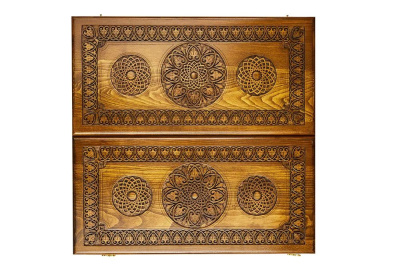 картинка Нарды резные "Орнамент 2", Mirzoyan от магазина Gamesdealer.ru