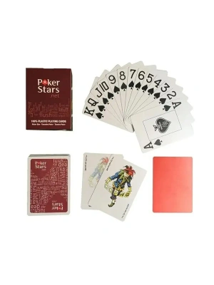 картинка Карты «Poker Stars» Copag 100% пластик, красные от магазина Gamesdealer.ru