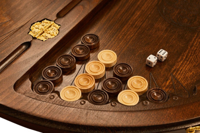 картинка Шахматы + нарды резные "Гаянэ 2" 60, Ustyan от магазина Gamesdealer.ru