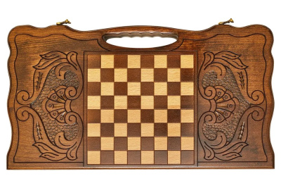 картинка Нарды резные "Самсон" с ручкой, Haleyan от магазина Gamesdealer.ru