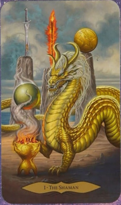 картинка Карты Таро "Tarot of Dragons Cards" Llewellyn / Таро Драконов от магазина Gamesdealer.ru