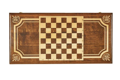 картинка Нарды резные "Золотой Узор 5" 60, Mirzoyan от магазина Gamesdealer.ru