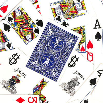картинка Карты "Bicycle Rider Back International Jumbo Index Blue" от магазина Gamesdealer.ru