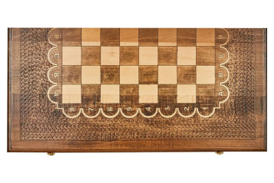 картинка Шахматы + нарды резные 1 50, Mkhitaryan от магазина Gamesdealer.ru