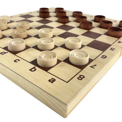 картинка Шашки "Кировские" (Россия, дерево, 29х14,5х5 см) от магазина Gamesdealer.ru