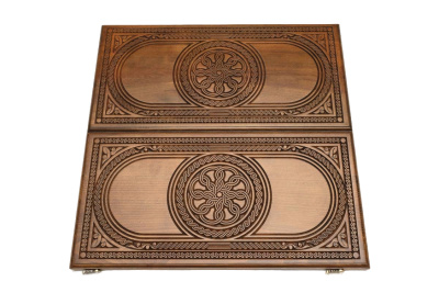 картинка Нарды резные "Армянский узор-2" 60, Haleyan от магазина Gamesdealer.ru