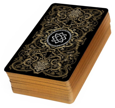 картинка Карты Таро The Slavic Legends Tarot - LARGE Version 14cm, Taroteca / Славянские Легенды 14 см, золот от магазина Gamesdealer.ru