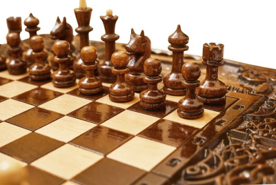 картинка Шахматы + Нарды резные Арарат 2 40, Haleyan от магазина Gamesdealer.ru