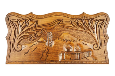 картинка Нарды резные "Арарат и Хорвирап", Petrosyan от магазина Gamesdealer.ru