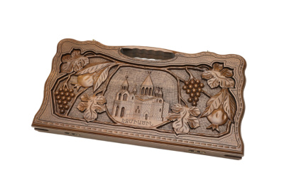 картинка Нарды резные "Эчмиадзин" с ручкой 60, Haleyan от магазина Gamesdealer.ru