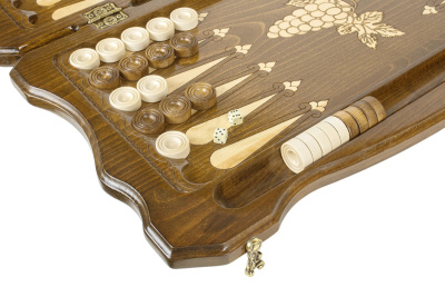 картинка Нарды резные "Виноградная лоза", 60 Simonyan от магазина Gamesdealer.ru