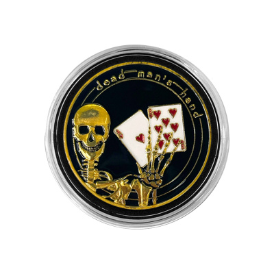 картинка Карт-протектор Card Guard "Dead man's hand (gold) 2" от магазина Gamesdealer.ru