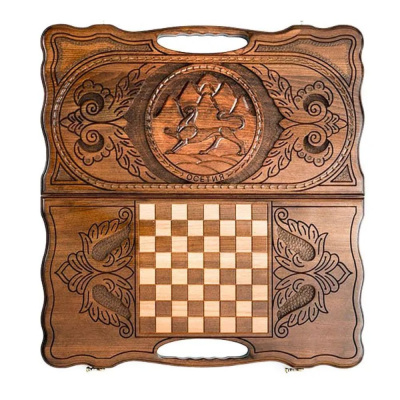 картинка Нарды резные "Герб Осетии", Rasulov от магазина Gamesdealer.ru