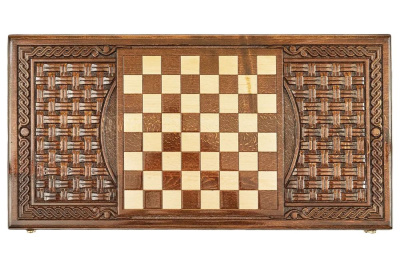 картинка Нарды резные "Армянский узор 13" 60, Haleyan от магазина Gamesdealer.ru