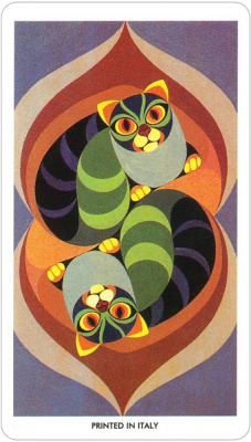 картинка Карты Таро "Tarot of the Cat People" US Games / Таро Кошачьего Народа от магазина Gamesdealer.ru