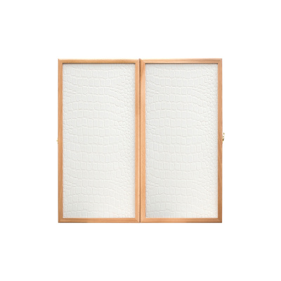 картинка Нарды кожаные Шарм "Белые" 50, Partida от магазина Gamesdealer.ru