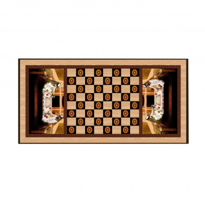 картинка Нарды + Шашки Сирия Шейхи малые (Россия, дерево, 40 см), Partida от магазина Gamesdealer.ru