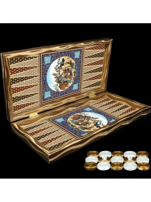 картинка Нарды Элеганс Хатем M, Турция, Yenigun от магазина Gamesdealer.ru