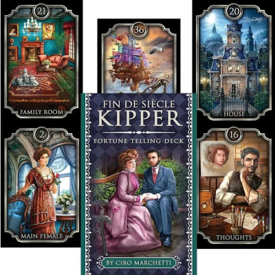 картинка Карты Таро "Fin de Siecle Kipper" US Games / Таро Киппер Чиро Маркетти от магазина Gamesdealer.ru