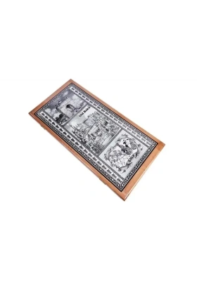 картинка Нарды Бакинские "Старый Баку" ч/б от магазина Gamesdealer.ru