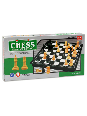 Шахматы магнитные пластиковые (поле 18 см)