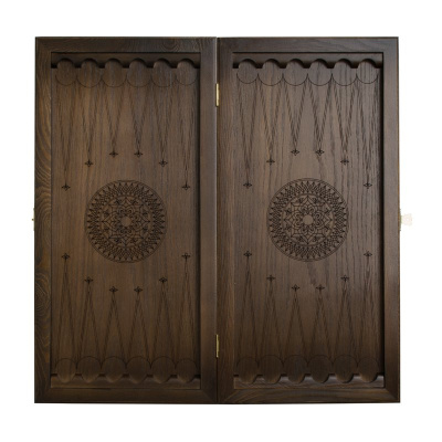 картинка Нарды кожаные "Аллигатор" средние (Россия, дерево, 50х25х5 см) от магазина Gamesdealer.ru