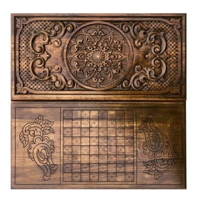 картинка Нарды резные "Сияние 4",50 Ustyan от магазина Gamesdealer.ru